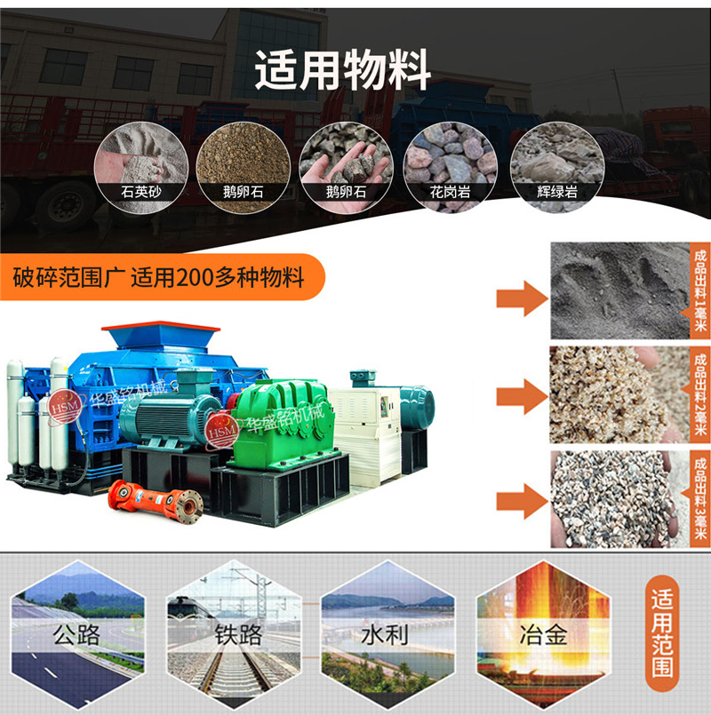 全自动液压对辊制砂机